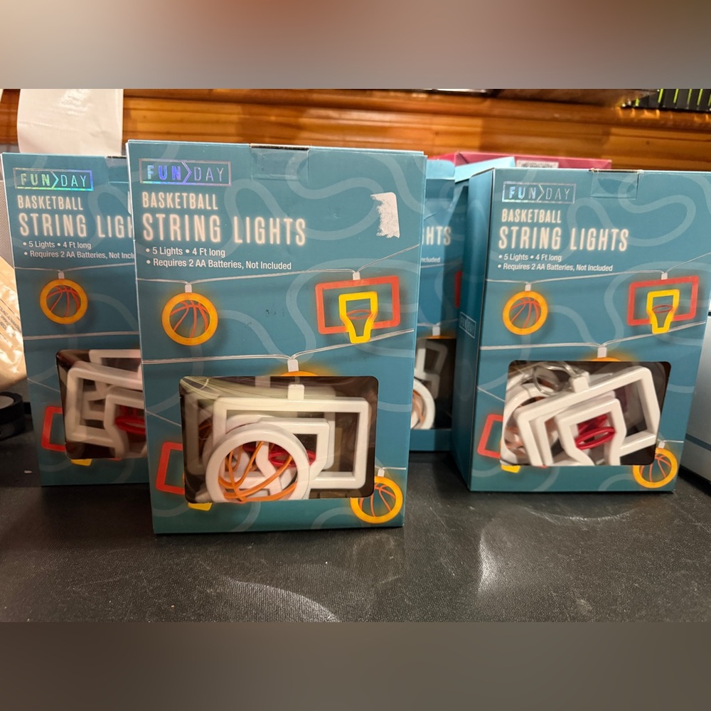 Fun Day Basketball String Lights- 2 pack retails $19.99 each